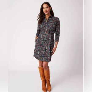 UNTUKIT Stretch Cotton Sydney Shirtdress Size 4